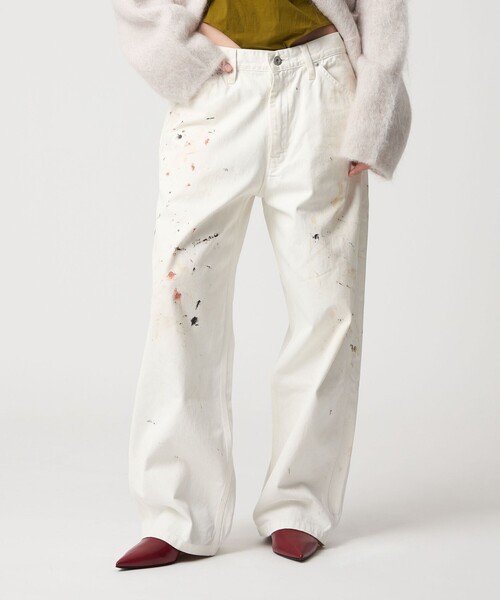 6（ロク）の「＜timemachine＞PAINT PAINTER PANTS/パンツ（デニムパンツ・レディース・オフホワイト・28/26/24/25/27）」の15枚目の写真