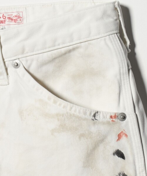 6（ロク）の「＜timemachine＞PAINT PAINTER PANTS/パンツ（デニムパンツ・レディース・オフホワイト・28/26/24/25/27）」の3枚目の写真