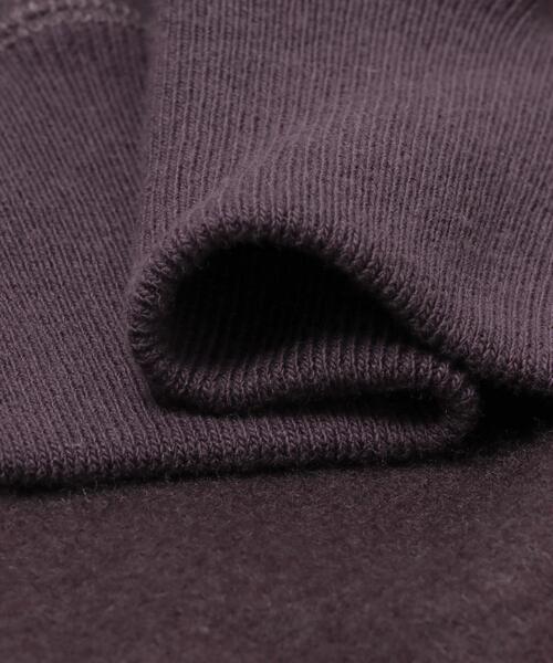 FORK&SPOON（フォークアンドスプーン）の「FORK&SPOON　リサイクルコットン裏毛クルーネックスウェット（スウェット・メンズ・オートミール/パープル系その他/ブラック・5/4）」の19枚目の写真