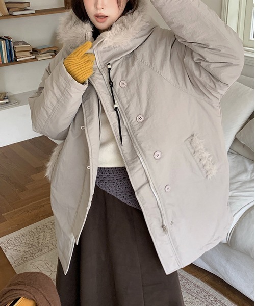 セール】オスロ ボアフード ミリタリージャケット/コート（ミリタリー