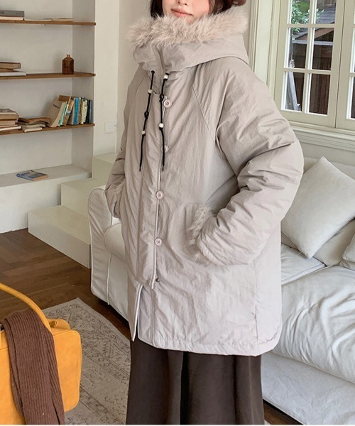 セール】オスロ ボアフード ミリタリージャケット/コート（ミリタリー