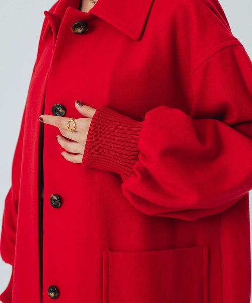 ROSE BUD（ローズバッド）の「(mici)VOLUME SLEEVE COAT（ステンカラー