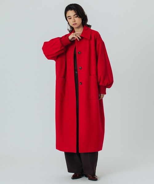 ROSE BUD（ローズバッド）の「(mici)VOLUME SLEEVE COAT（ステンカラー