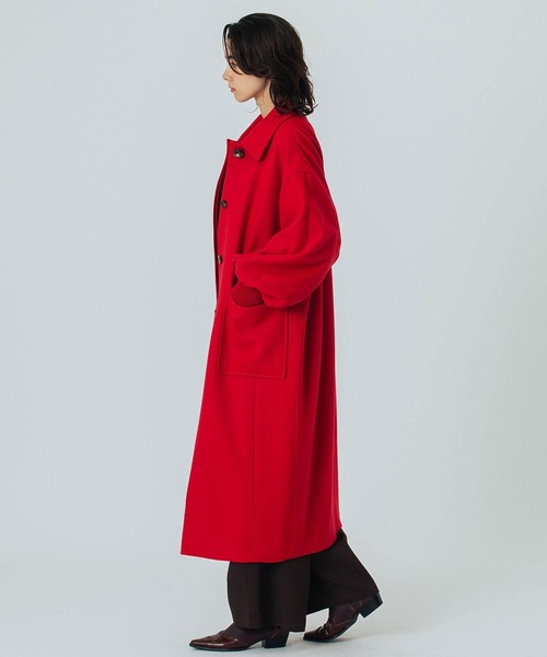 ローズバッド　mici スタンドカラーミドルコート ローズバッド mici スタンドカラーミドルコート - メルカリ
