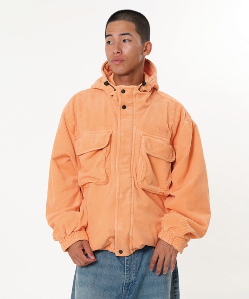 KEBOZ（ケボズ）の「WASHED CORDUROY HOODED JACKET（その他アウター・メンズ・ピンク/クリーム/ブラック/オリーブ・M/L/XL）」の4枚目の写真