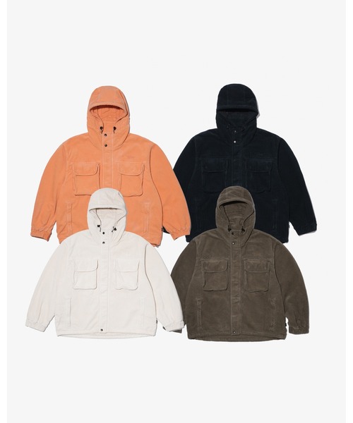 セール】WASHED CORDUROY HOODED JACKET（その他アウター）｜KEBOZ