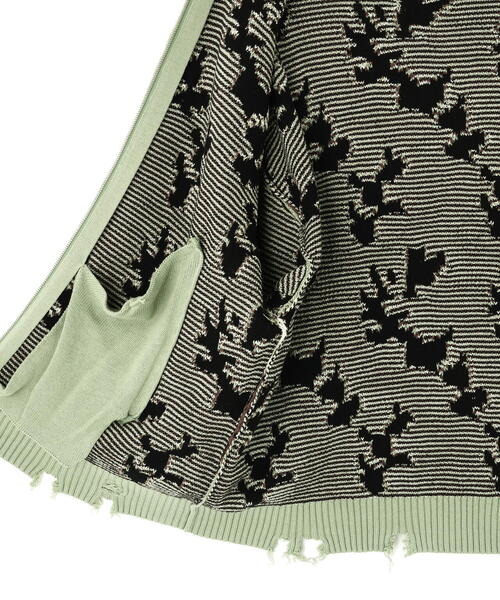 DANKE SCHON（ダンケシェーン）の「DankeSchon/ダンケシェーン/CAMO KNIT DRIVERS（ニット/セーター・メンズ・モスグリーン/グレー・M/L）」の19枚目の写真