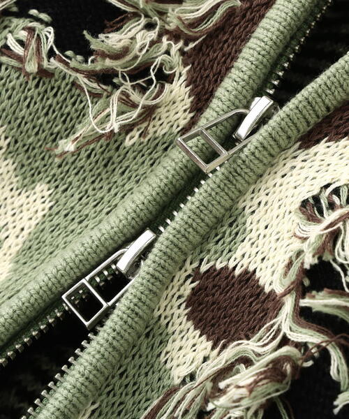 DANKE SCHON（ダンケシェーン）の「DankeSchon/ダンケシェーン/CAMO KNIT DRIVERS（ニット/セーター・メンズ・モスグリーン/グレー・M/L）」の20枚目の写真