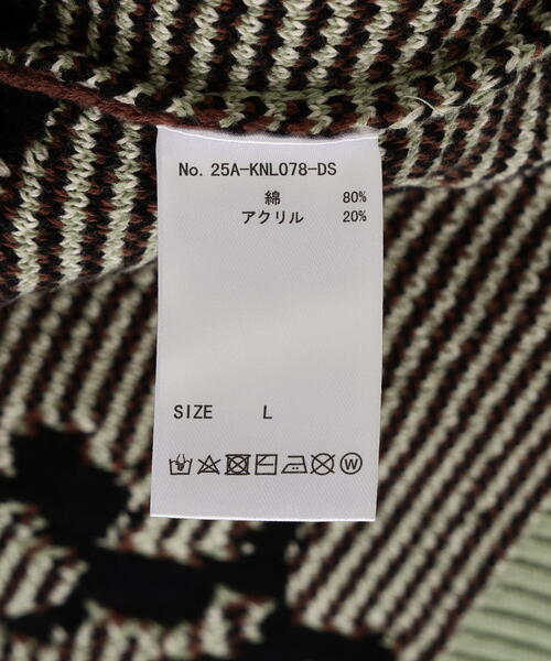 DANKE SCHON（ダンケシェーン）の「DankeSchon/ダンケシェーン/CAMO KNIT DRIVERS（ニット/セーター・メンズ・モスグリーン/グレー・M/L）」の22枚目の写真
