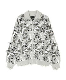 DANKE SCHON | DankeSchon/ダンケシェーン/CAMO KNIT DRIVERS(ニット/セーター)