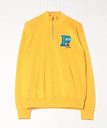 ハーフジップ」に該当するメンズのニット/セーター（イエロー/黄色系
