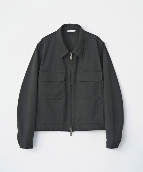 VICTIM（ヴィクティム）の「VICTIM ヴィクティム / SHORT JACKET 圧縮フラノショートブルゾン / VTM-25-O-106（ブルゾン・メンズ・ブラック/ブラウン/チャコールグレー・2/1）」の5枚目の写真