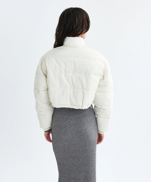 RVCA(ルーカ)の「RVCA レディース MINI RVCA CROPPED PUFFER JACKET ジャケット 【2025年秋冬モデル】/ルーカクロップドエコダウンジャケット(ブルゾン・レディース・ホワイト系その他/ブラック/エメラルド・MEDIUM/SMALL)」の11枚目の写真