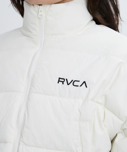 RVCA(ルーカ)の「RVCA レディース MINI RVCA CROPPED PUFFER JACKET ジャケット 【2025年秋冬モデル】/ルーカクロップドエコダウンジャケット(ブルゾン・レディース・ホワイト系その他/ブラック/エメラルド・MEDIUM/SMALL)」の13枚目の写真