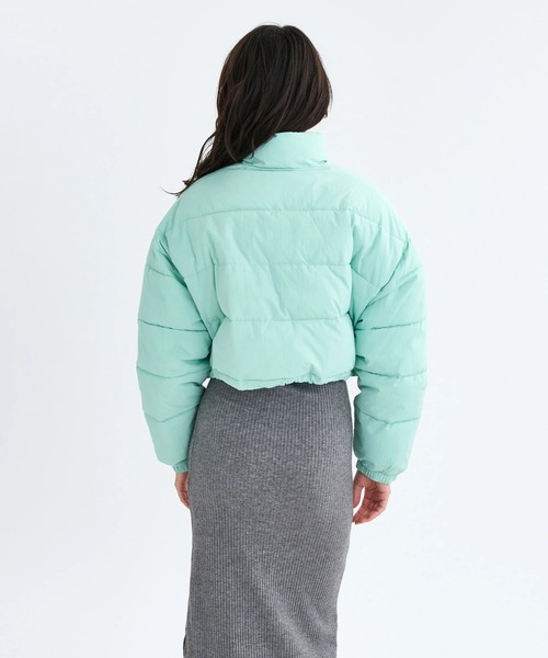 RVCA(ルーカ)の「RVCA レディース MINI RVCA CROPPED PUFFER JACKET ジャケット 【2025年秋冬モデル】/ルーカクロップドエコダウンジャケット(ブルゾン・レディース・ホワイト系その他/ブラック/エメラルド・MEDIUM/SMALL)」の20枚目の写真