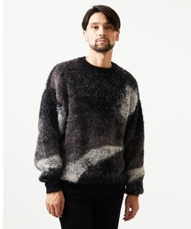 MK MICHEL KLEIN HOMME  | マーブルシャギーニット(ニット/セーター)