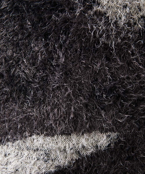 MK MICHEL KLEIN HOMME （エムケーミッシェルクランオム）の「マーブルシャギーニット（ニット/セーター・メンズ・ブラック・ONESIZE）」の13枚目の写真