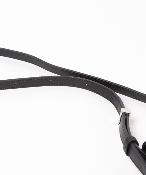 HARE（ハレ）の「ミニマルフラップショルダーBAG(HARE)（ショルダーバッグ・メンズ・ブラック/グレー・FREE）」の9枚目の写真