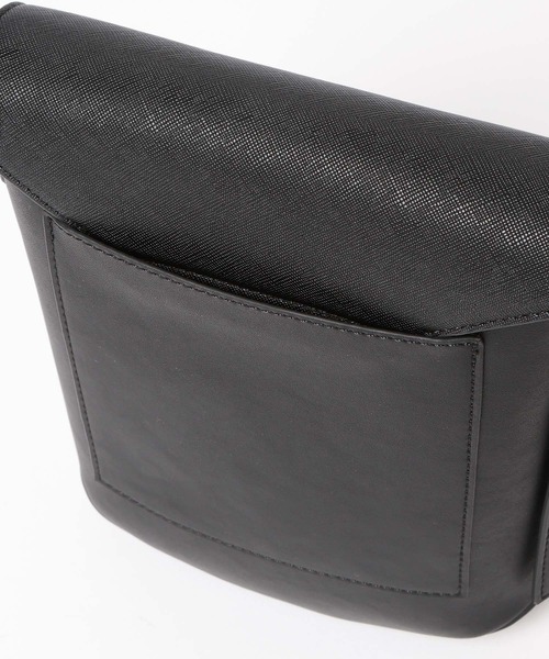 HARE（ハレ）の「ミニマルフラップショルダーBAG(HARE)（ショルダーバッグ・メンズ・ブラック/グレー・FREE）」の11枚目の写真