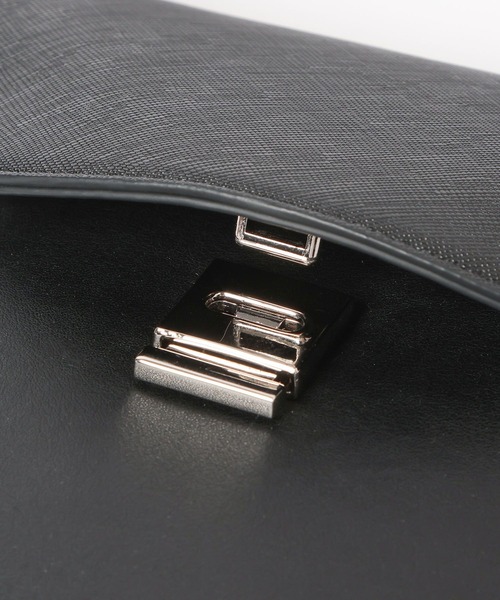 HARE（ハレ）の「ミニマルフラップショルダーBAG(HARE)（ショルダーバッグ・メンズ・ブラック/グレー・FREE）」の13枚目の写真