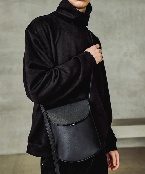 HARE（ハレ）の「ミニマルフラップショルダーBAG(HARE)（ショルダーバッグ・メンズ・ブラック/グレー・FREE）」の21枚目の写真