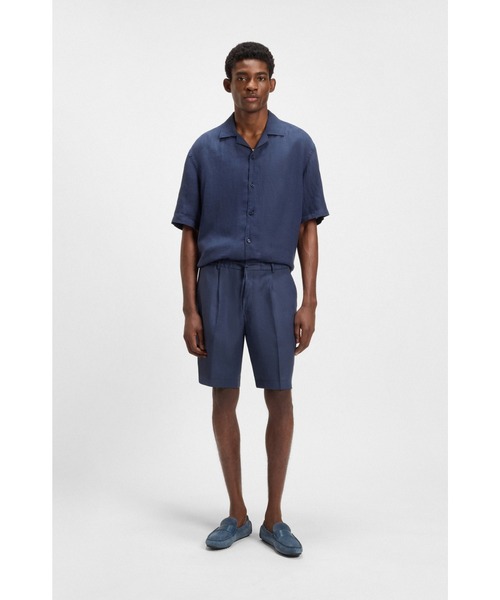 BOSS(ボス)の「スエード モカシン レザー サドルバンド(モカシン/デッキシューズ・メンズ・ベージュ/ブルー・7.5/7/6.5/8/8.5)」の10枚目の写真