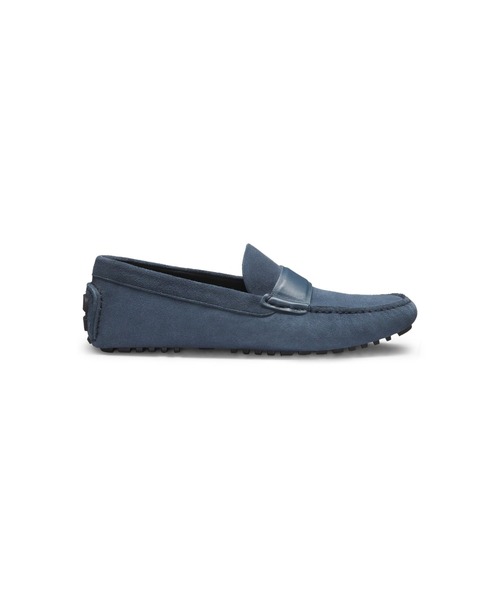 BOSS(ボス)の「スエード モカシン レザー サドルバンド(モカシン/デッキシューズ・メンズ・ベージュ/ブルー・7.5/7/6.5/8/8.5)」の7枚目の写真