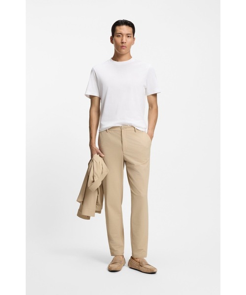 BOSS(ボス)の「スエード モカシン レザー サドルバンド(モカシン/デッキシューズ・メンズ・ベージュ/ブルー・7.5/7/6.5/8/8.5)」の6枚目の写真