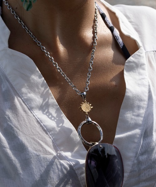 SUN GLASSES HOLDER necklace/【ハワイアンジュエリー】【サージカル