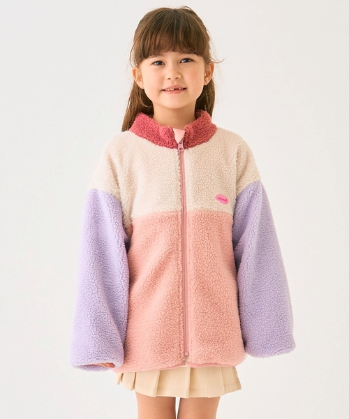 リバーシブル配色ボアアウター（ブルゾン）｜minimal（ミニマル）の