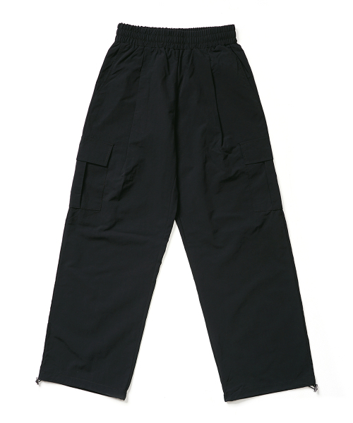 GAKKAI UNIONS(ガッカイユニオンズ)の「ナイロンストリングカーゴパンツブラック(スウェットパンツ・レディース・その他・SMALL/MEDIUM/LARGE)」の3枚目の写真