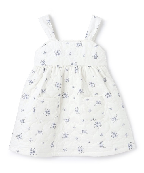 petit main（プティマイン）の「【リンク】キルトジャンパースカート（ジャンパースカート・キッズ・アイボリー/ブラック・120cm/130cm/90cm/100cm/80ｃｍ/110cm）」の12枚目の写真