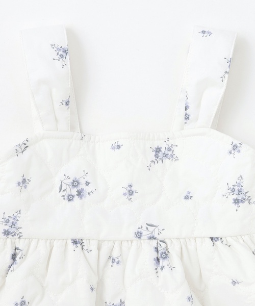 petit main（プティマイン）の「【リンク】キルトジャンパースカート（ジャンパースカート・キッズ・アイボリー/ブラック・120cm/130cm/90cm/100cm/80ｃｍ/110cm）」の10枚目の写真