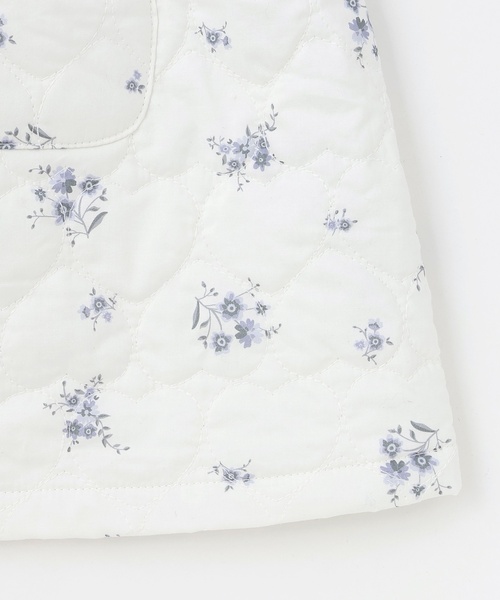 petit main（プティマイン）の「【リンク】キルトジャンパースカート（ジャンパースカート・キッズ・アイボリー/ブラック・120cm/130cm/90cm/100cm/80ｃｍ/110cm）」の6枚目の写真