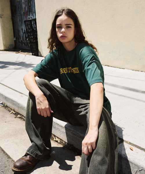 1993STUDIO(1993スタジオ)の「ニューロゴTシャツ_グリーン(Tシャツ/カットソー・メンズ・その他・LARGE/SMALL/MEDIUM)」の3枚目の写真