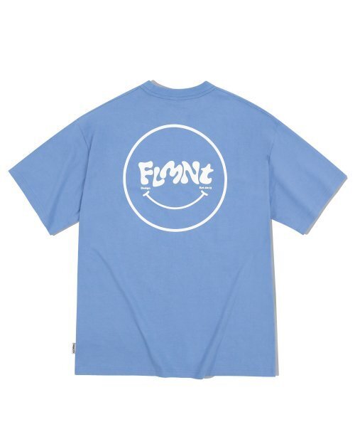 F.ILLUMINATE(フィルミネイト)の「オーバーサイズスマイルロゴTシャツ-ブルー(Tシャツ/カットソー・レディース・その他・MEDIUM/LARGE/X-LARGE)」の6枚目の写真