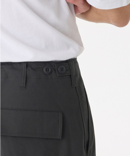 MUSINSA STANDARD（ムシンサスタンダード）の「コットンワイドサイドジッパーカーゴパンツ[ダークグレー]（その他パンツ・メンズ・その他・40/31/33/26/27/28/29/38/42/36/34/32/30）」の4枚目の写真