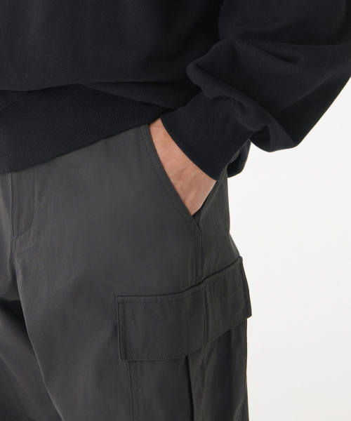 MUSINSA STANDARD（ムシンサスタンダード）の「コットンワイドサイドジッパーカーゴパンツ[ダークグレー]（その他パンツ・メンズ・その他・40/31/33/26/27/28/29/38/42/36/34/32/30）」の7枚目の写真