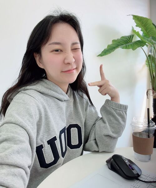 NODU（ノードユー）の「ビッグロゴアップリケフードTシャツ[グレー/ネイビー]（パーカー・メンズ・その他・MEDIUM/LARGE）」の7枚目の写真