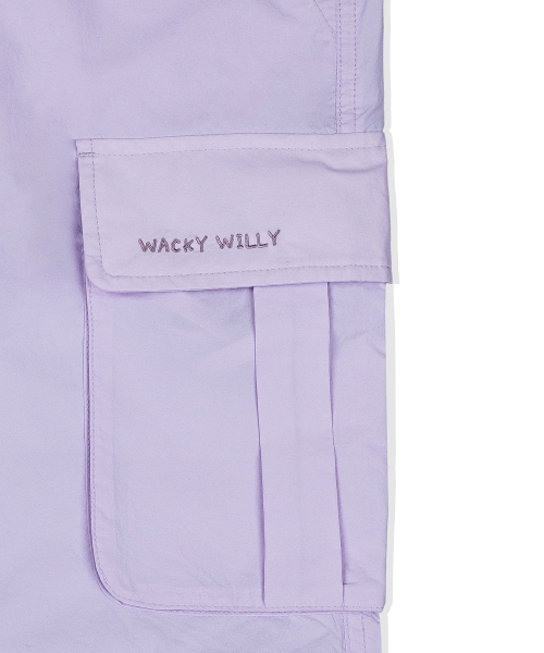 Wacky WiLLy（ワッキーウィリー）の「ウィメンズナイロンパラシュートパンツラベンダー（その他パンツ・レディース・その他・SMALL/MEDIUM）」の5枚目の写真