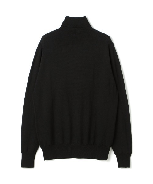 SUIT SELECT（スーツセレクト）の「【おうちで洗える】【RBC】【秋冬】ウールタートルネックニットセーター/ZEGNA BARUFFA（ニット/セーター・メンズ・ホワイト/ネイビー/パープル/ブラック/グレー・MEDIUM/LARGE/X-LARGE）」の9枚目の写真