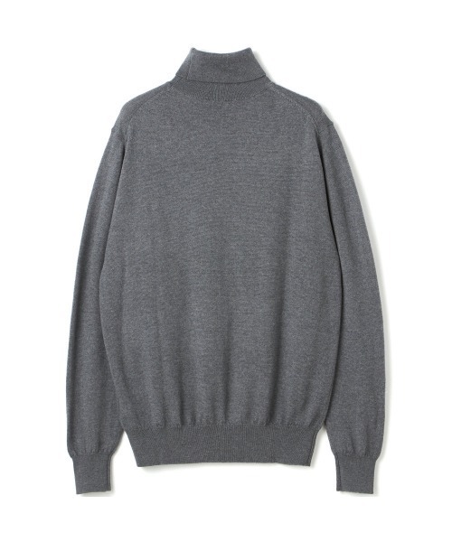 SUIT SELECT（スーツセレクト）の「【おうちで洗える】【RBC】【秋冬】ウールタートルネックニットセーター/ZEGNA BARUFFA（ニット/セーター・メンズ・ホワイト/ネイビー/パープル/ブラック/グレー・MEDIUM/LARGE/X-LARGE）」の10枚目の写真