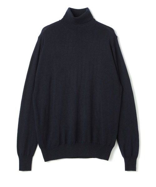 SUIT SELECT（スーツセレクト）の「【おうちで洗える】【RBC】【秋冬】ウールタートルネックニットセーター/ZEGNA BARUFFA（ニット/セーター・メンズ・ホワイト/ネイビー/パープル/ブラック/グレー・MEDIUM/LARGE/X-LARGE）」の7枚目の写真