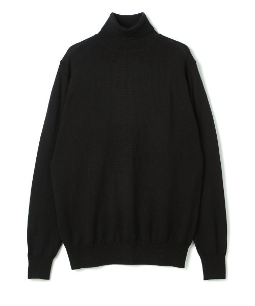 SUIT SELECT（スーツセレクト）の「【おうちで洗える】【RBC】【秋冬】ウールタートルネックニットセーター/ZEGNA BARUFFA（ニット/セーター・メンズ・ホワイト/ネイビー/パープル/ブラック/グレー・MEDIUM/LARGE/X-LARGE）」の6枚目の写真