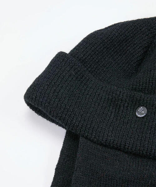 CPH（シーピーエイチ）の「CPH/シーピーエイチ/RABBIT KNIT BALKY WOOL（ニットキャップ/ビーニー・メンズ・レッド/ブラック・F）」の21枚目の写真