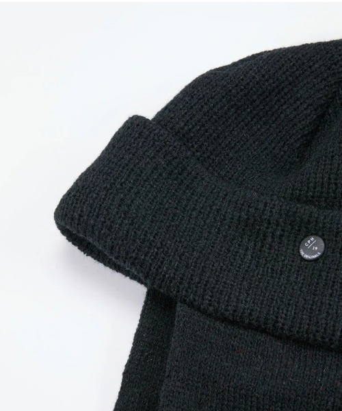CPH（シーピーエイチ）の「CPH/シーピーエイチ/RABBIT KNIT BALKY WOOL（ニットキャップ/ビーニー・メンズ・レッド/ブラック・F）」の7枚目の写真