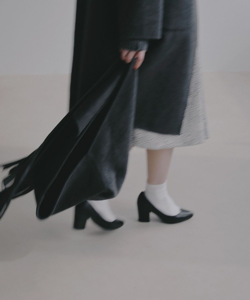 BAYFLOW（ベイフロー）の「【EF(エフ)】リバーフーディーコート（WOMEN）（ノーカラーコート・レディース・ブラウン/チャコール・FREE）」の4枚目の写真