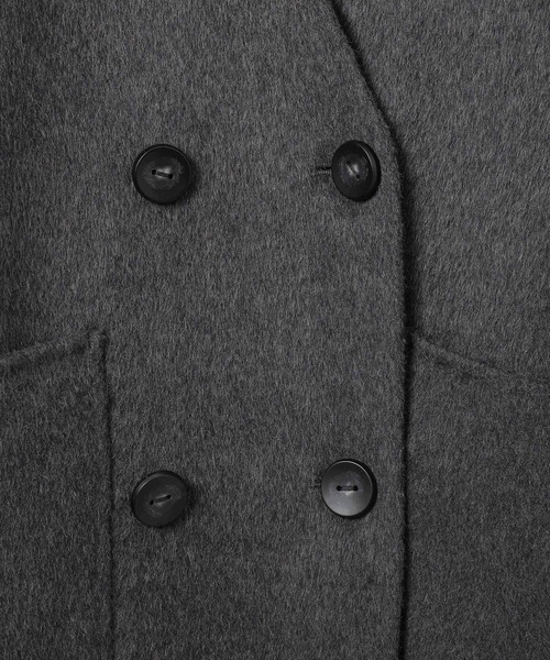 BAYFLOW（ベイフロー）の「【EF(エフ)】リバーフーディーコート（WOMEN）（ノーカラーコート・レディース・ブラウン/チャコール・FREE）」の21枚目の写真