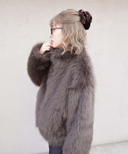 セール】【ZOZO限定】フェイクファージャケット（その他アウター