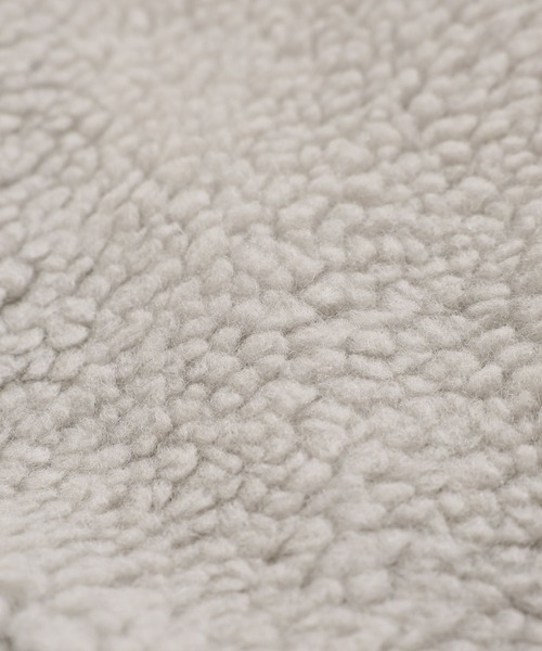 BABYLONE（バビロン）の「ウールボアブルゾン（ブルゾン・レディース・グレイッシュベージュ/ブラック・フリー）」の21枚目の写真